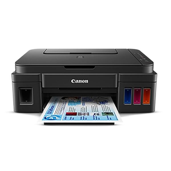 Canon Pixma G3010 Multi-function WiFi Color Ink Tank Printer  (Black, 4 Ink Bottles Included)